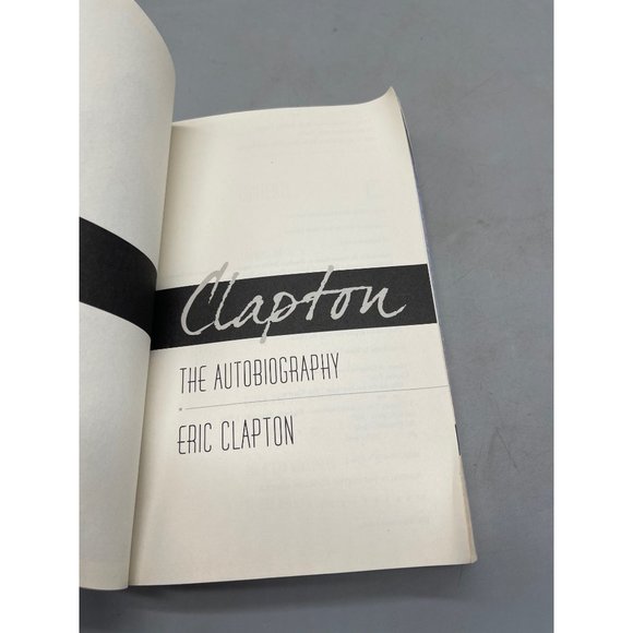 Clapton the autobography paperback book 2007 E.C. music limited published READ - Picture 2 of 6